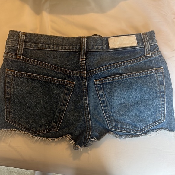 Re/Done mini denim mini shorts - Picture 2 of 2